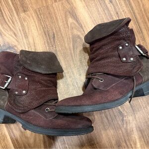 Miz Mooz Tamika chocolate Ankle Boots